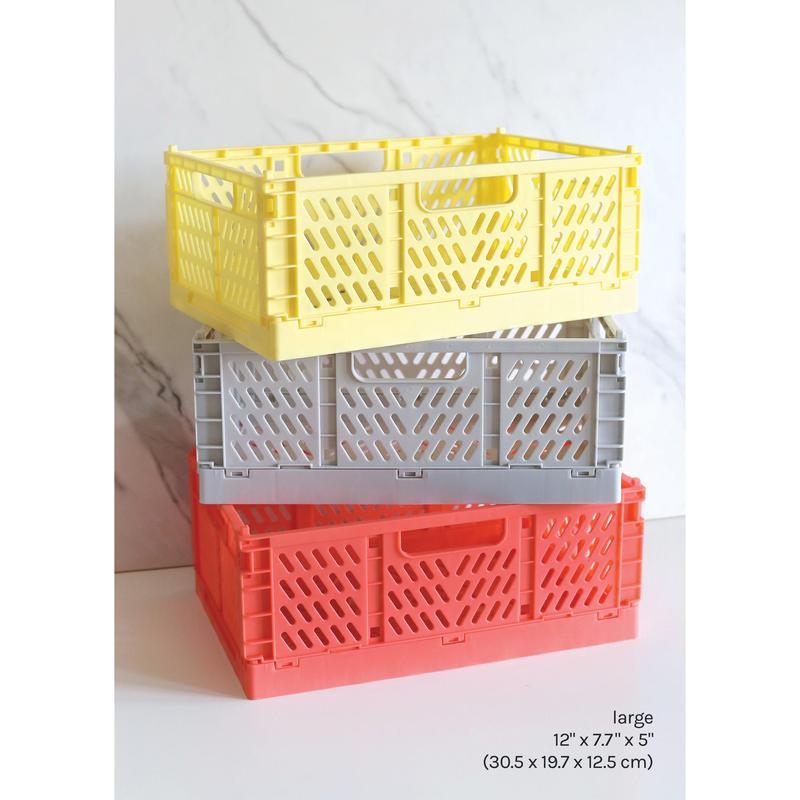 A+ Collapsible Folding Crates- Large