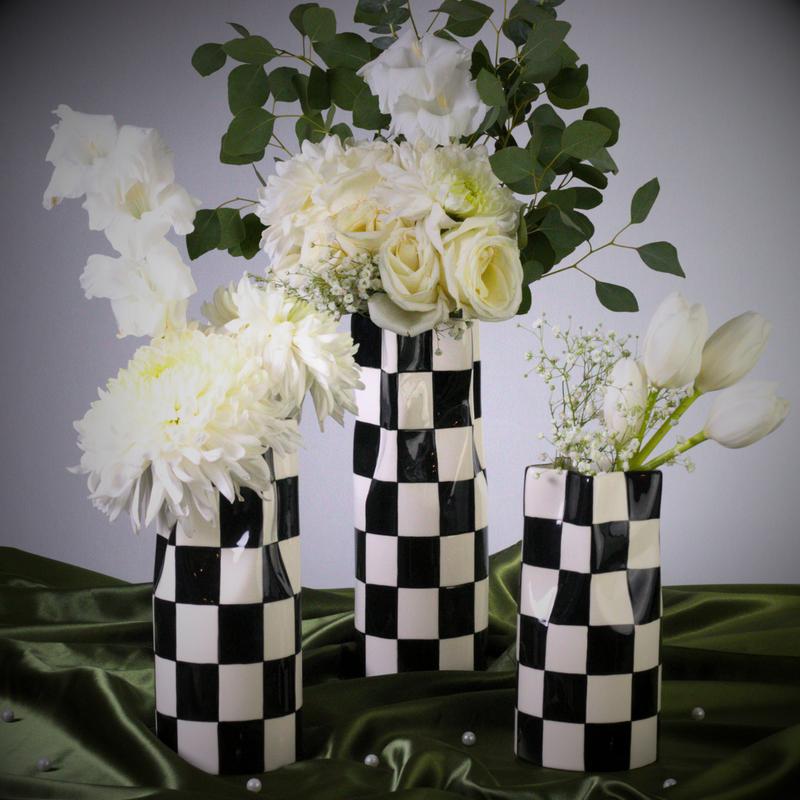 Checkered Vase