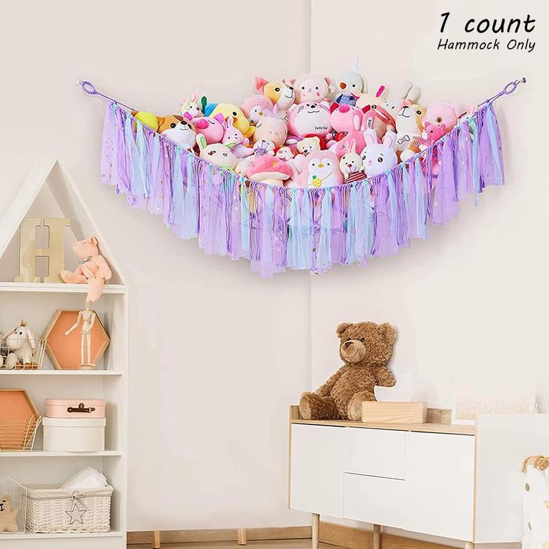 Decorating Christmas Toy Hammock, Stuffed Animal Toy Storage Rack, Creative Plush Toys Storage Rack Teddy Bear Storage Organizer, Toy Hanging Bed for Kids Room, Home Decor, Home Ornaments, Bedroom Decor, Apartment Decor