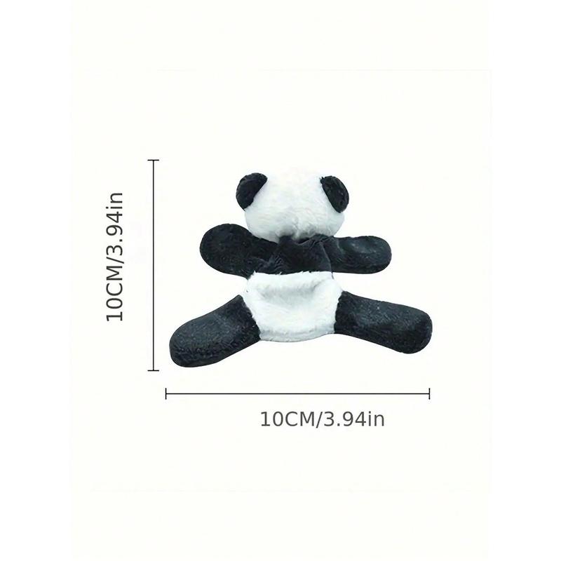 1Pc Cartoon Soft Plush Panda Refrigerator Magnet, Cute Decorative Fridge Magnet For Kitchen, Office, Whiteboard, Locker And Dishwasher, Home Decoration