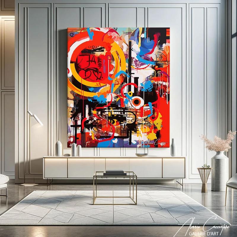 Modern Wall Art Large, Above Bed Decor, Oversized Wall Art, Extra Large Wall Art Abstract, Modern Art Canvas Painting, Abstract Art Canvas