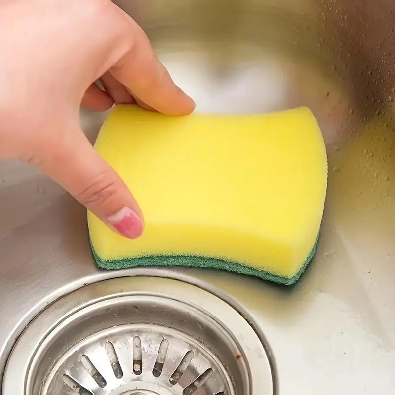 Dish Cleaning Sponge, 10pcs 20pcs Double Sided Cleaning Sponge, Kitchen Accessories, Household Kitchen Cleaning Sponge, Kitchen Gadgets, Halloween Gifts