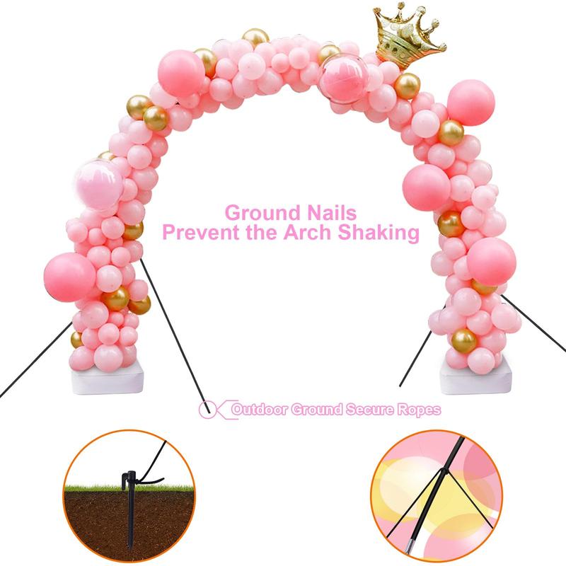 Balloon Arch Kit, 7.4ft Balloon Arch Stand: Balloon Arch Frame with Base - for Wedding Baby Shower Birthday Party Balloon Decorations