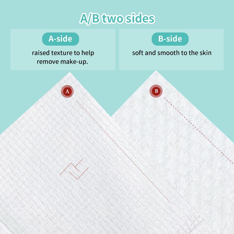 Single Use Facial Towels Daily Use Super-thick Disposable and Cloud-Soft Portable Wash Cloths