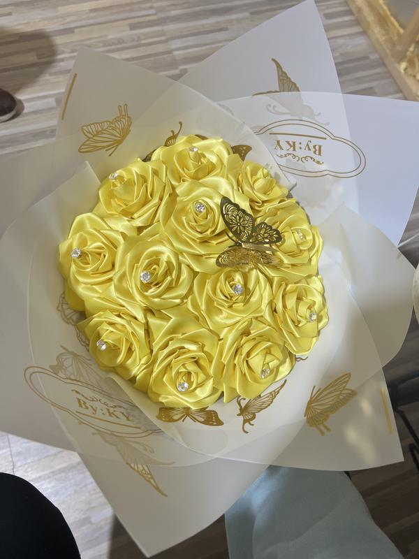 Yellow Forever Roses Flowers Rose Decorative