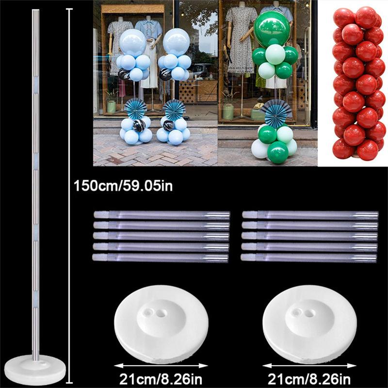 Balloon Stand, 2 Sets Adjustable Balloon Stand Kit, Reusable Balloon Stand, Party Supplies, Birthday Party Decoration Accessories, Trending Home Decor 2024