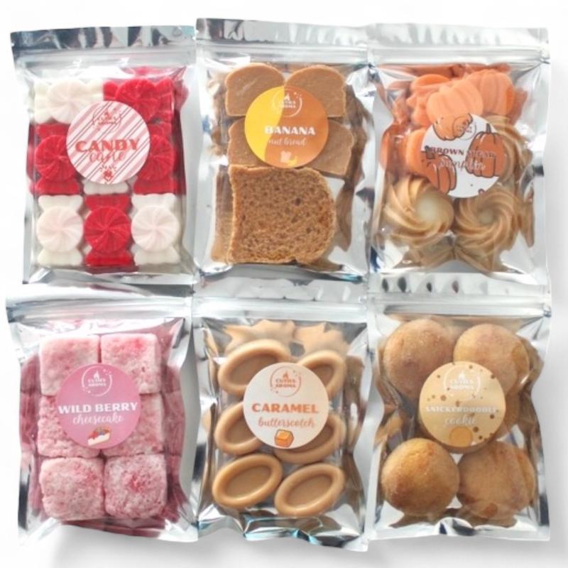 Wax Melt Shapes, Fall & Christmas Wax Melts, Variety Of Wax Melts