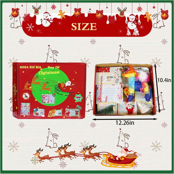 2024 Elf Kit 24-Day Christmas Countdown, Christmas Elf Gift Set, Elf  Calendar Kit, Fun Christmas Activities, Perfect Countdown Gift Ornaments 24  day