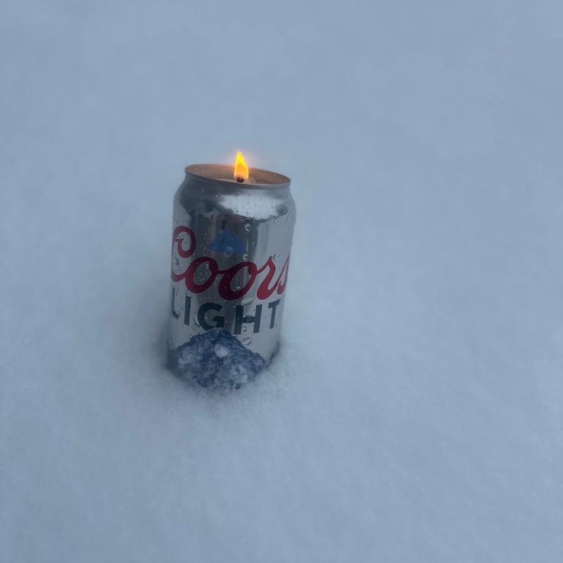 Coors Light Beer Scented Candle (12oz)