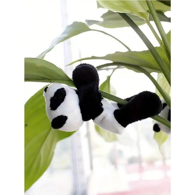 1Pc Cartoon Soft Plush Panda Refrigerator Magnet, Cute Decorative Fridge Magnet For Kitchen, Office, Whiteboard, Locker And Dishwasher, Home Decoration