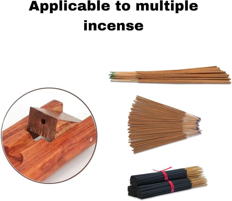 2 Packs  Incense Holder for Sticks with Adjustable Angle, Incense Stick Holder with Ash Catcher,Stick Incense Burner,9.8 Inches (1)