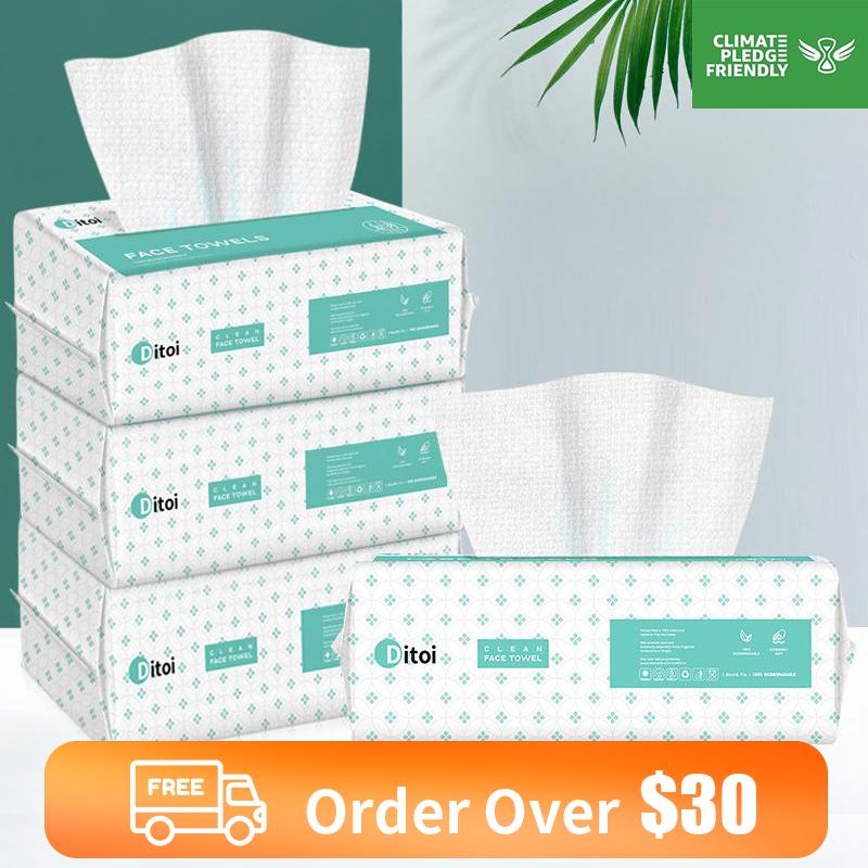 Single Use Facial Towels Daily Use Super-thick Disposable and Cloud-Soft Portable Wash Cloths