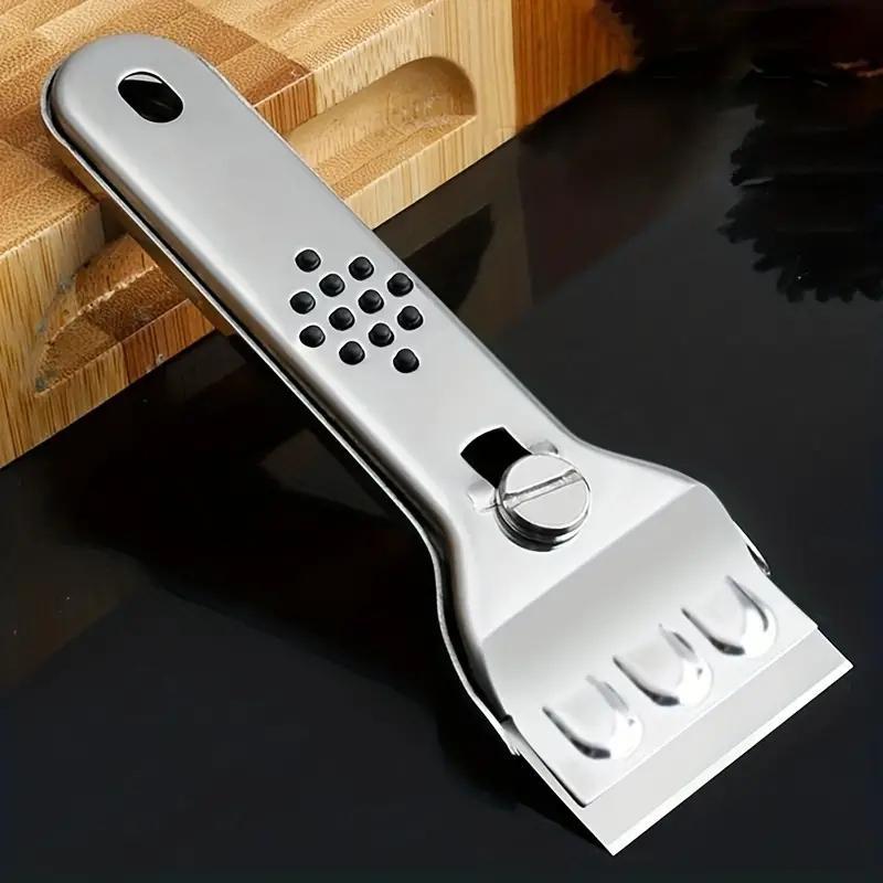 Cleaning Scraper with Blade, Multifunctional Paint Scraper, Oil Cleaning Cleaner, Kitchen Cleaner, Suitable for Ceramic Induction Cooker