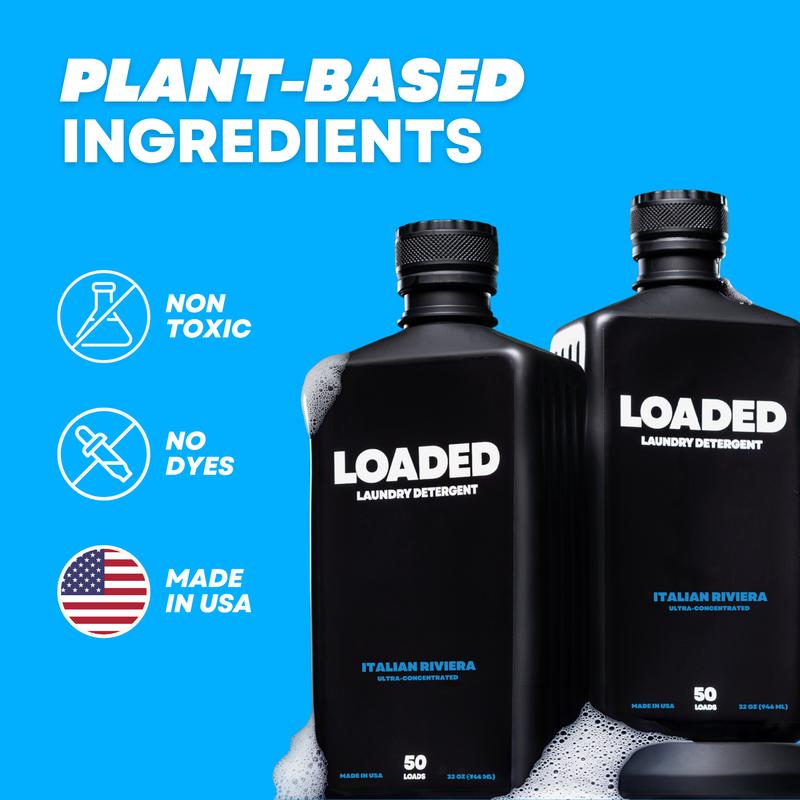 Loaded Detergent | Italian Riviera - 100 Loads | 2-Pack