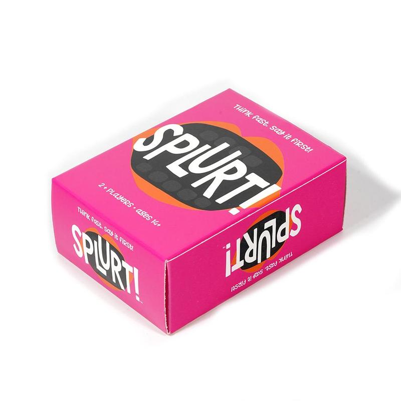 Splurt Game Box, 1 Box Portable Party Game Box, Creative Small Gift, Holiday Accessory, Birthday Party Supplies, Aesthetic Home Decor