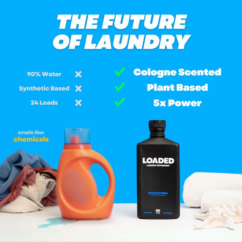 Loaded Detergent | Italian Riviera - 100 Loads | 2-Pack