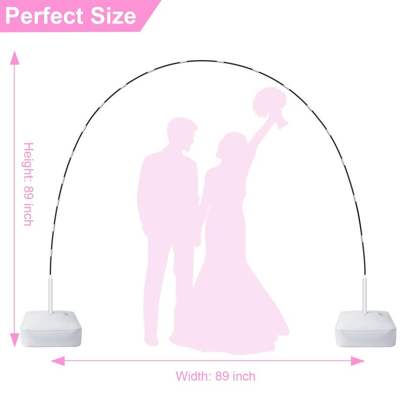 Balloon Arch Kit, 7.4ft Balloon Arch Stand: Balloon Arch Frame with Base - for Wedding Baby Shower Birthday Party Balloon Decorations