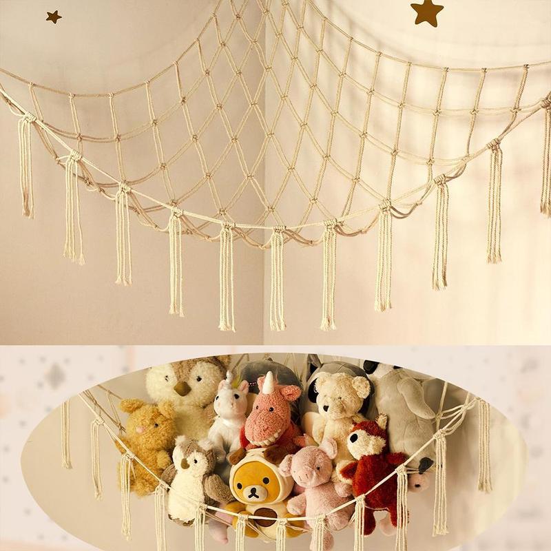 Decorating Christmas Toy Hammock, Stuffed Animal Toy Storage Rack, Creative Plush Toys Storage Rack Teddy Bear Storage Organizer, Toy Hanging Bed for Kids Room, Home Decor, Home Ornaments, Bedroom Decor, Apartment Decor