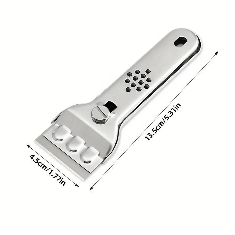 Cleaning Scraper with Blade, Multifunctional Paint Scraper, Oil Cleaning Cleaner, Kitchen Cleaner, Suitable for Ceramic Induction Cooker