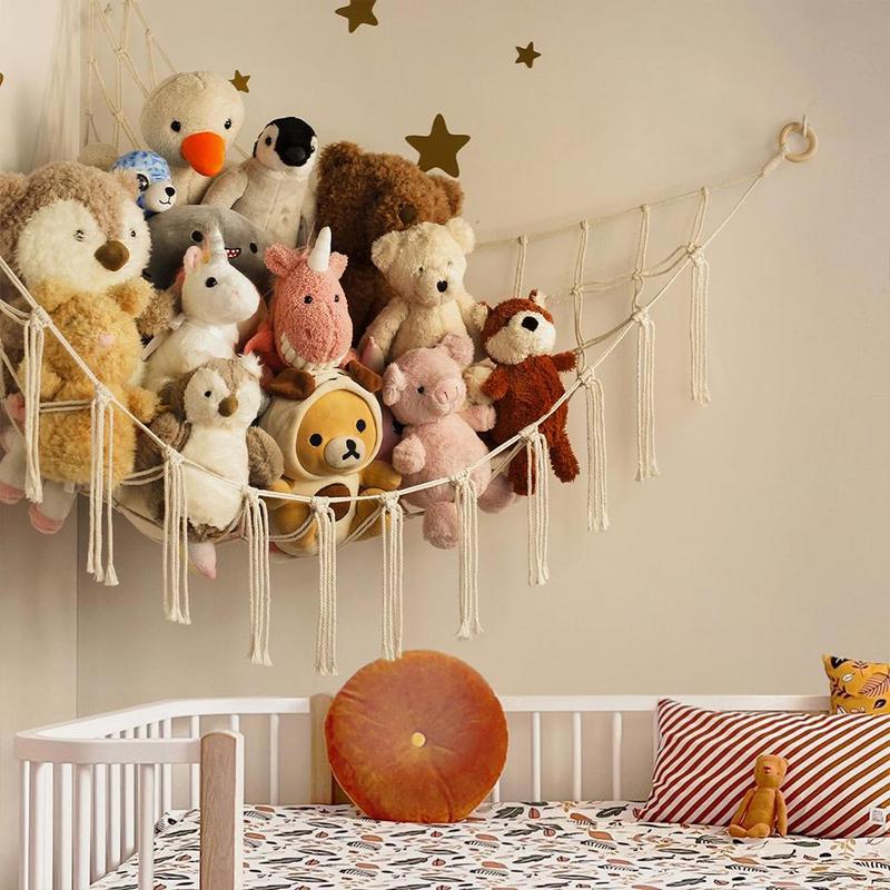 Decorating Christmas Toy Hammock, Stuffed Animal Toy Storage Rack, Creative Plush Toys Storage Rack Teddy Bear Storage Organizer, Toy Hanging Bed for Kids Room, Home Decor, Home Ornaments, Bedroom Decor, Apartment Decor