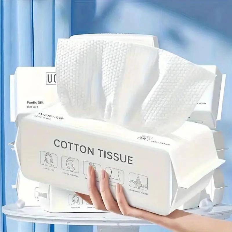 Disposable Face Towel, 100 Sheets pack Soft Multi-purpose Face Dry Towel, Bathroom Hotel Home Face Cleaning Tool, Home Supplies