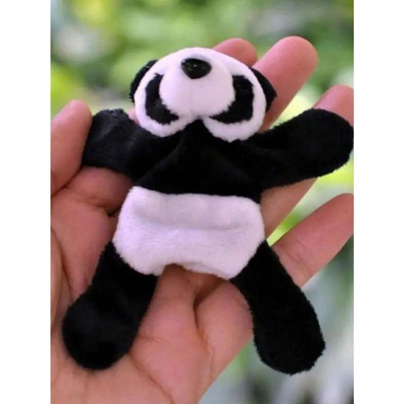 1Pc Cartoon Soft Plush Panda Refrigerator Magnet, Cute Decorative Fridge Magnet For Kitchen, Office, Whiteboard, Locker And Dishwasher, Home Decoration