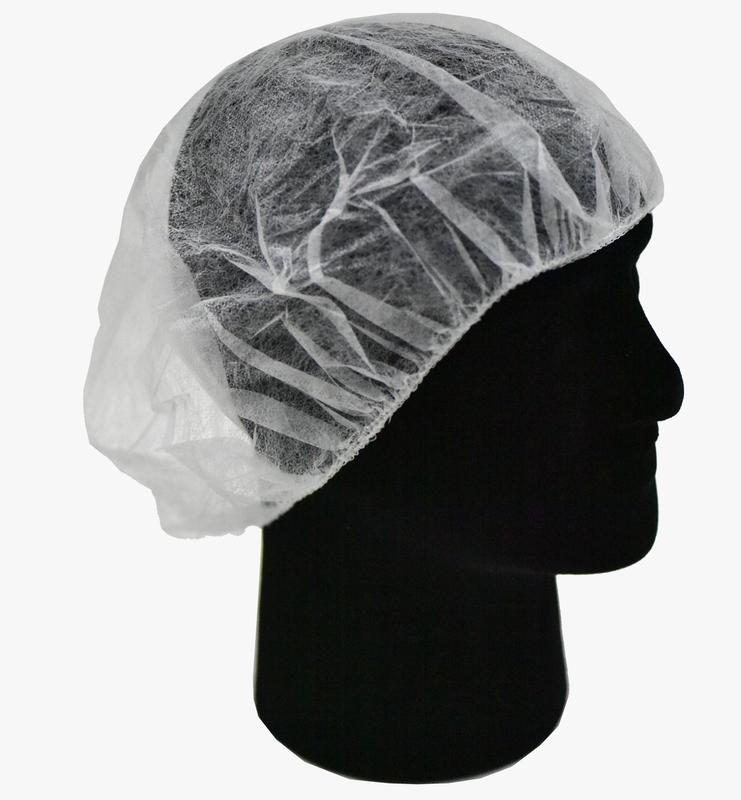 G & F Products 13040-100 Disposable Bouffant Caps Hair Net, Spun-Bonded Polypropylene, Non-Woven, Medical, Labs, Nurse, Tattoo, Food Service, Health, Hospital, White, 100 Sleeve Pack