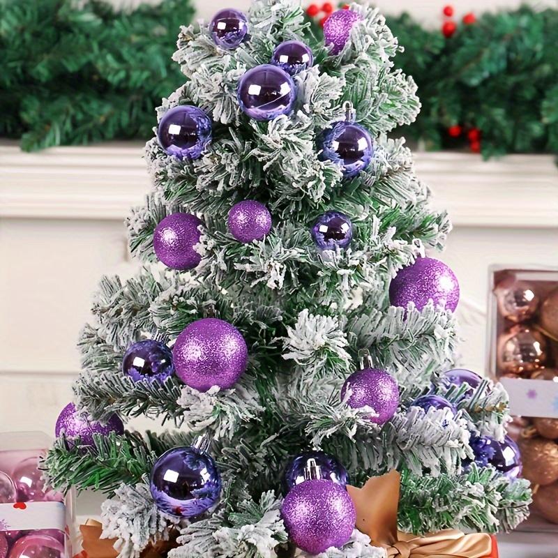 44pcs Christmas Tree Ornament Set - Festive Ball Decorations for Holiday Home & Party Decor, No Battery Needed