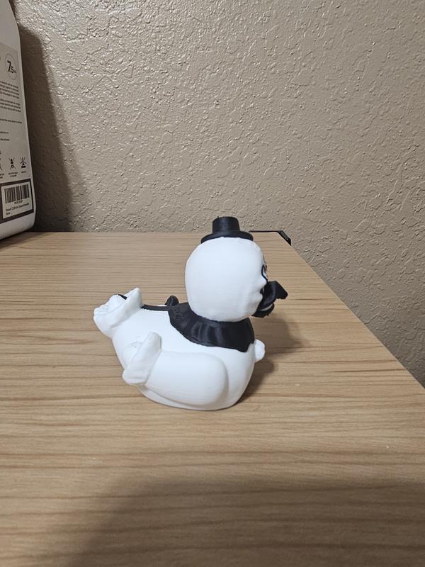 Art The Clown 3D Printed Duck - Jeep Duck Cruise Duck Dash Figurine