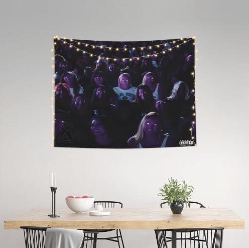 Lil-Uzi-Vert-Eterna gift colorfulBedroom 40*30inch tapestry wall tapestry Blanket Carpet home decoration  living room boys girls decoration college dormitory interesting tapestry