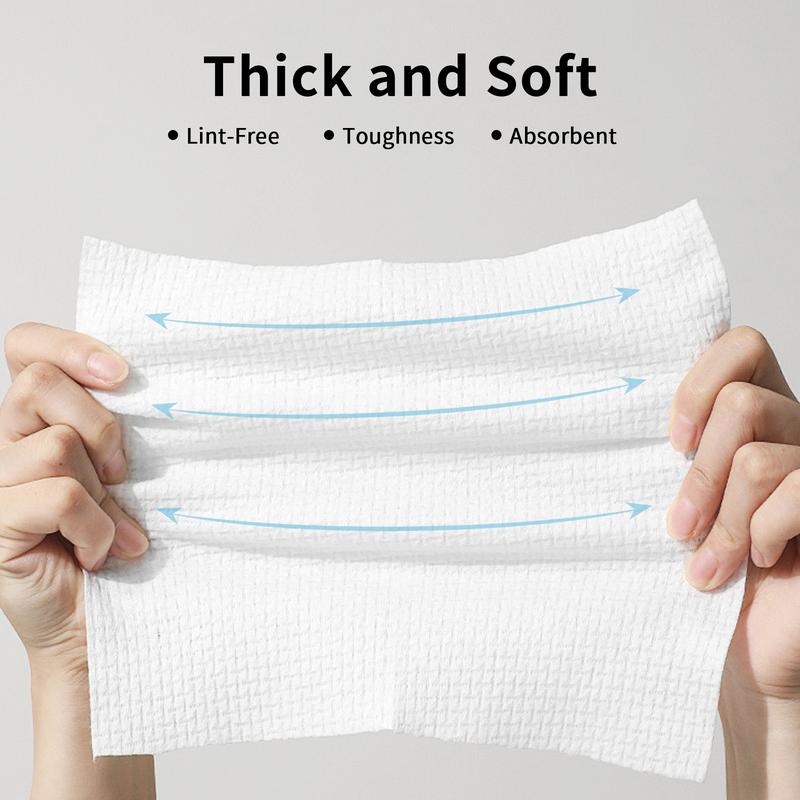 Single Use Facial Towels Daily Use Super-thick Disposable and Cloud-Soft Portable Wash Cloths