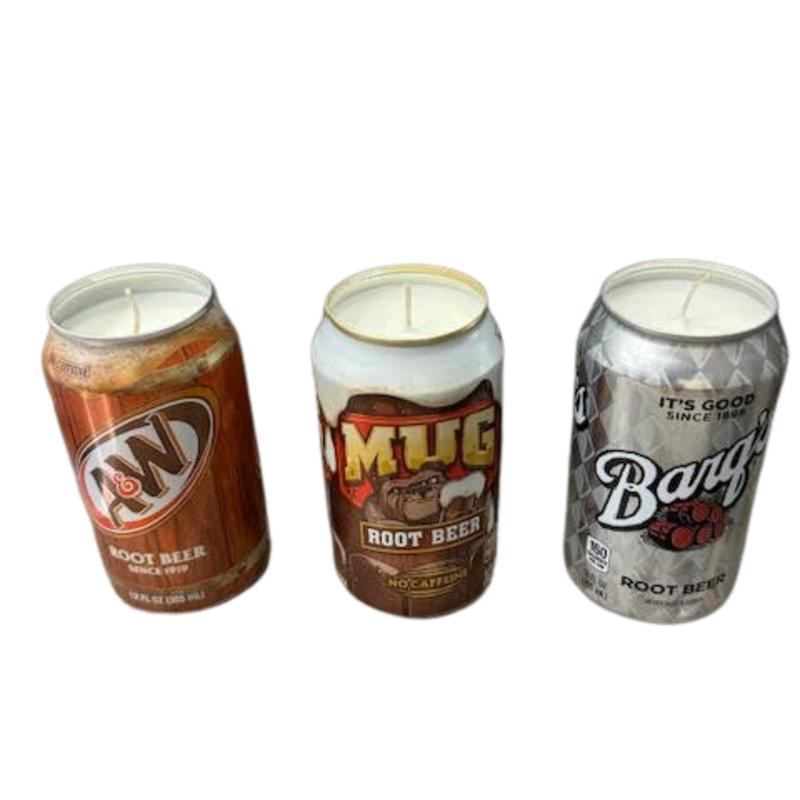 Root Beer Scented Candle - A&W - MUG - Barq's - 12oz can