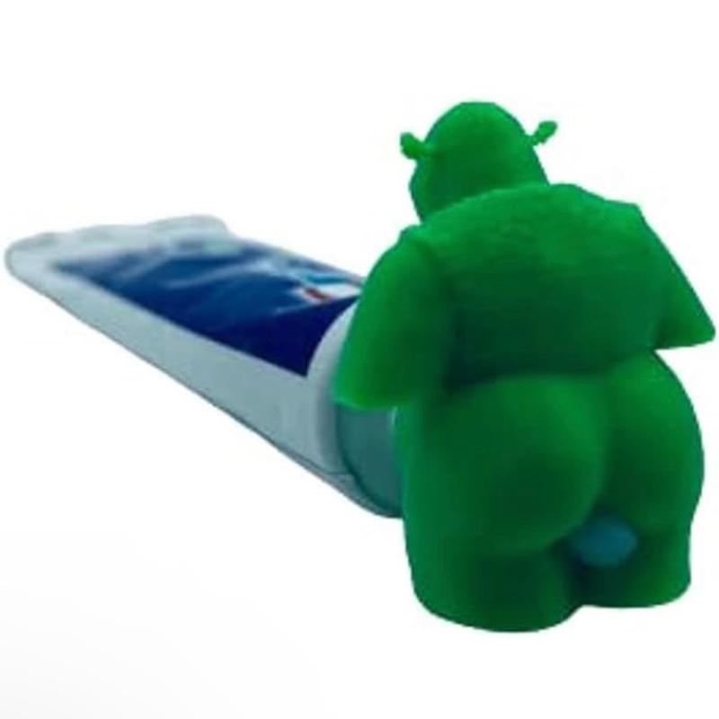 Daodan Shrek Pooping Toothpaste Cap Fun Interesting Gadgets Gift for Friends Family Plastic