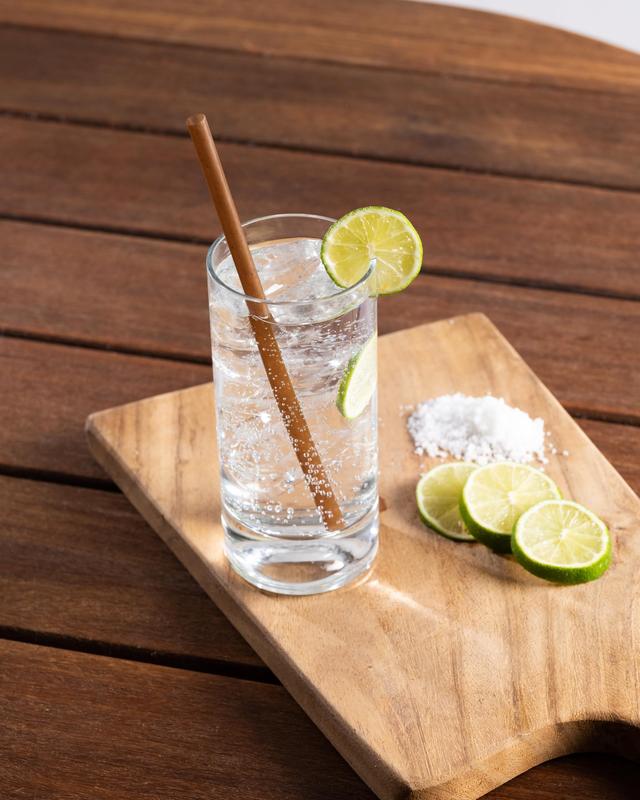 Sustainable Agave Co - 100 Agave Fiber Unwrapped Drinking Straws - Biodegradable Plant-Based, Made from Upcycled Materials, 8” Brown Disposable Straws