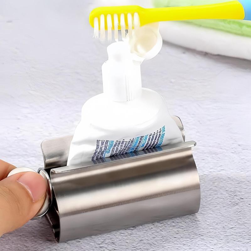 Stainless Steel Toothpaste Dispenser, Bathroom Creative Durable Toothpaste Dispenser, Household Daily Bathroom Gadgets