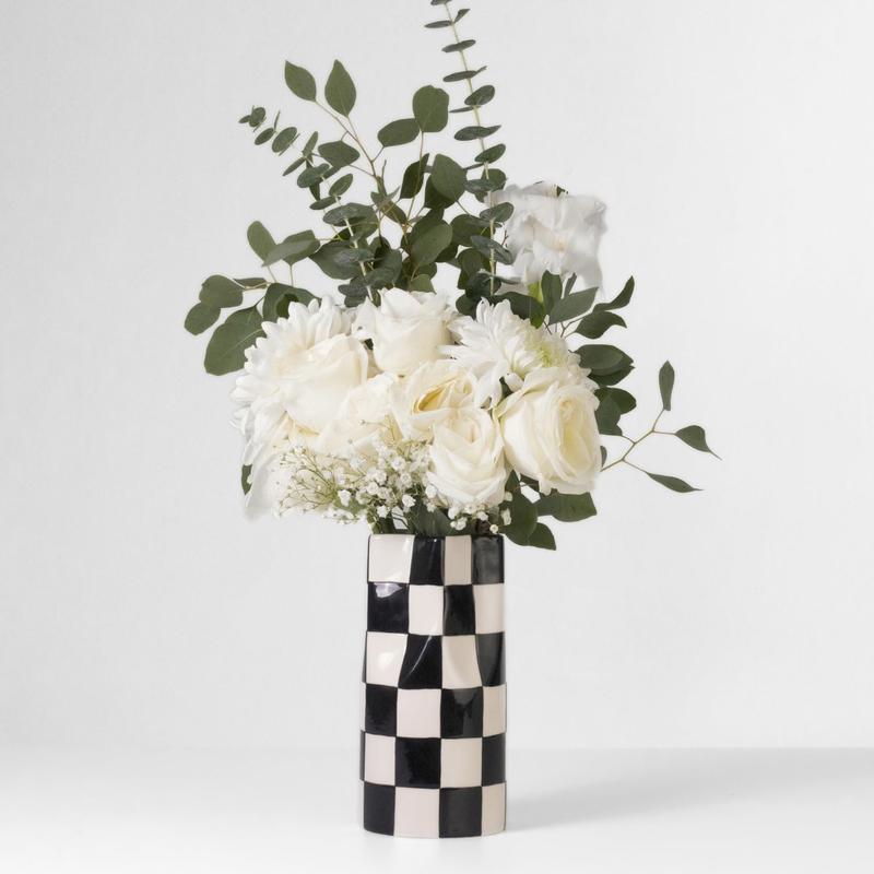 Checkered Vase