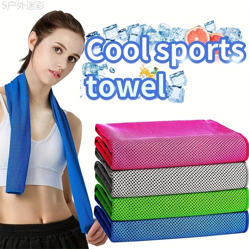 Quick-Drying Sports Towel with Cooling Ice Blanket and Storage Box for Outdoor Fitness and Camping