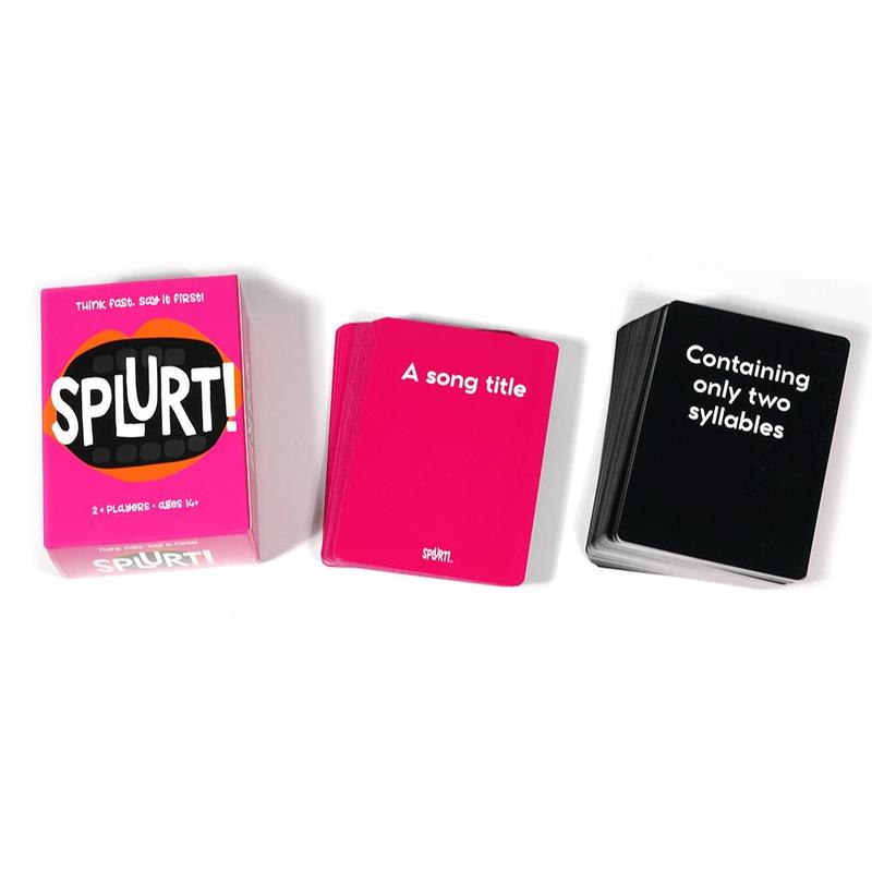 Splurt Game Box, 1 Box Portable Party Game Box, Creative Small Gift, Holiday Accessory, Birthday Party Supplies, Aesthetic Home Decor