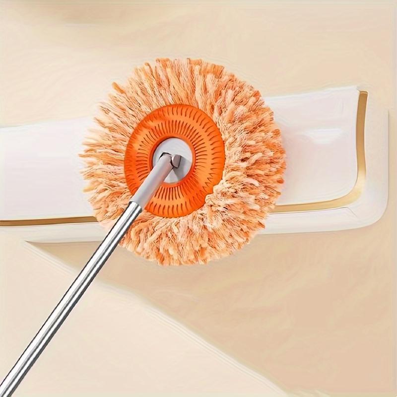 Ceiling Mop Set, 1 Set Including 1 Count LongPole & 1Counts Mop Heads, Dust Removal Mop,Flexible Rotating Floor Mop, Wet and Dry Dual-use Mop mop bucket sponge  mop mops