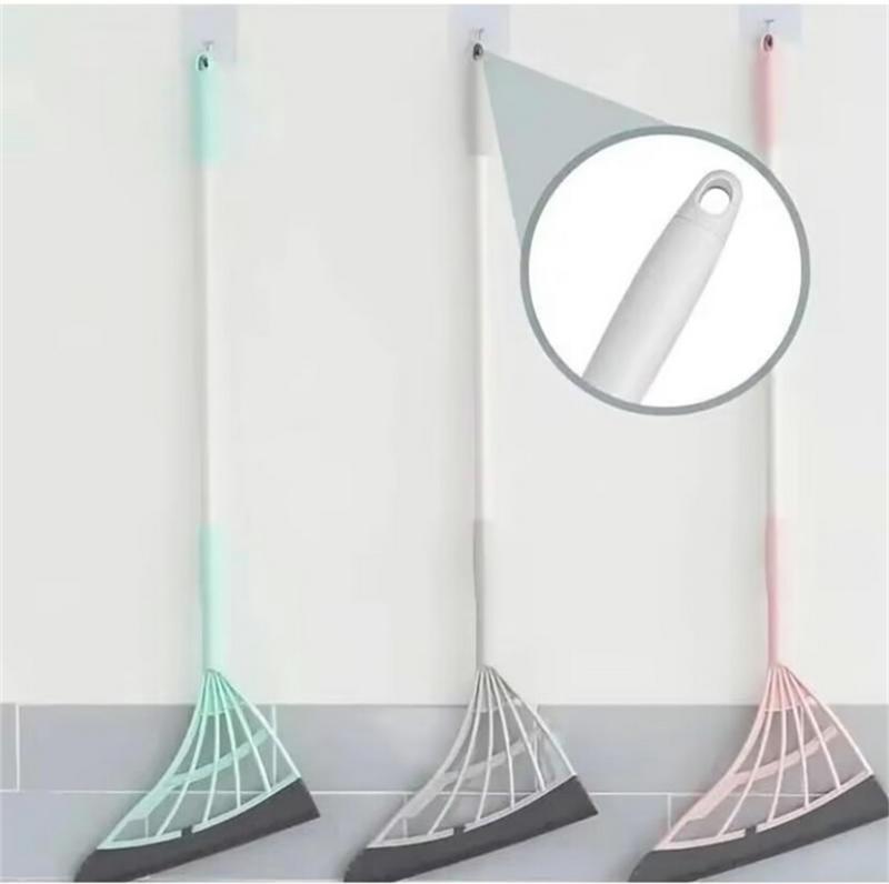 Magic Broom  All-Surface Silicone Broom, Squeegee, Pet Hair Remover - Smart Broom for Indoor Cleaning - Cleans Glass, Fine Dust, Hair, Liquids - for Smooth Floors, Rugs, Windows