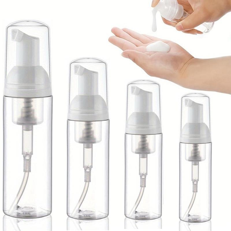 Portable Foam Dispenser Bottle, 1 3 Counts Clear Foam Pump Bottle, Travel Foam Dispenser Bottle, Makeup Tool for Travel, Outing, Daily Use