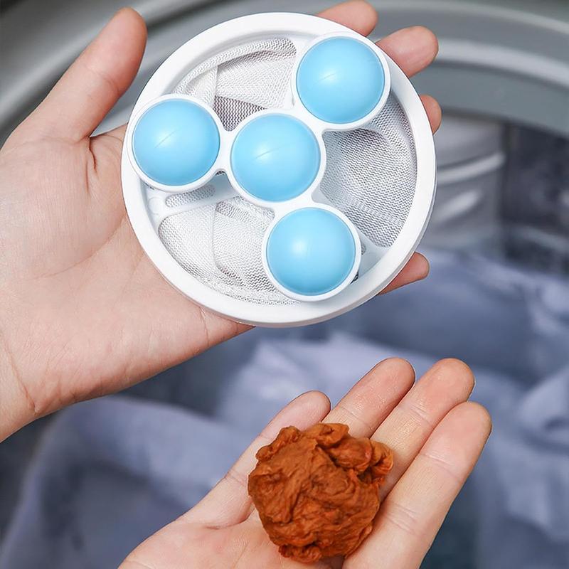 Shipping included 3 PCS Washing Machine Floating Filter Bag Gyro Balls,Fabric Softener Ball Dispenser for Washer,Reusable Fabric Softener Dispenser Drying Balls,Washing Sponge Household Substitute