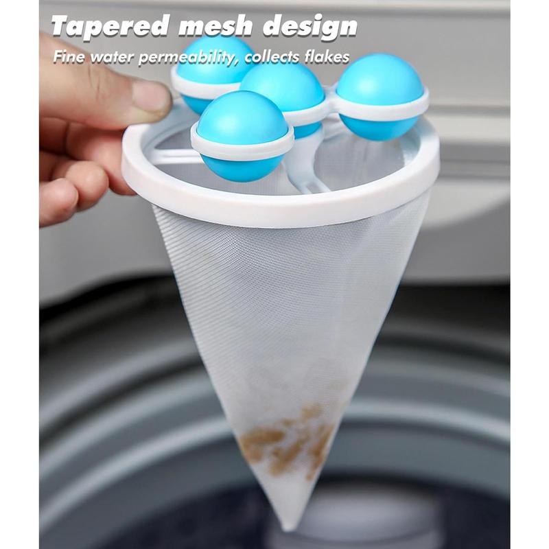 Shipping included 3 PCS Washing Machine Floating Filter Bag Gyro Balls,Fabric Softener Ball Dispenser for Washer,Reusable Fabric Softener Dispenser Drying Balls,Washing Sponge Household Substitute