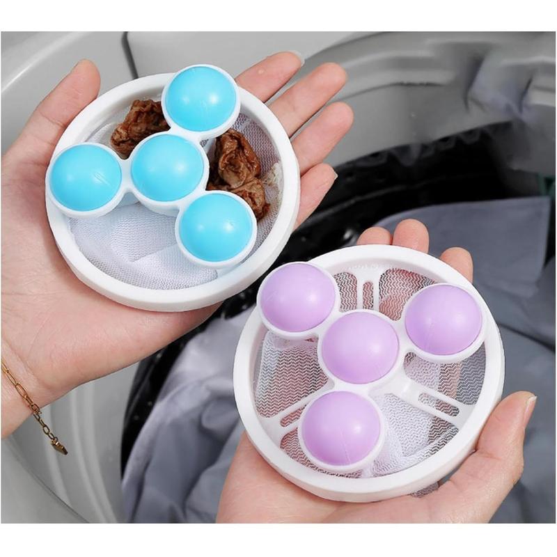 Shipping included 3 PCS Washing Machine Floating Filter Bag Gyro Balls,Fabric Softener Ball Dispenser for Washer,Reusable Fabric Softener Dispenser Drying Balls,Washing Sponge Household Substitute