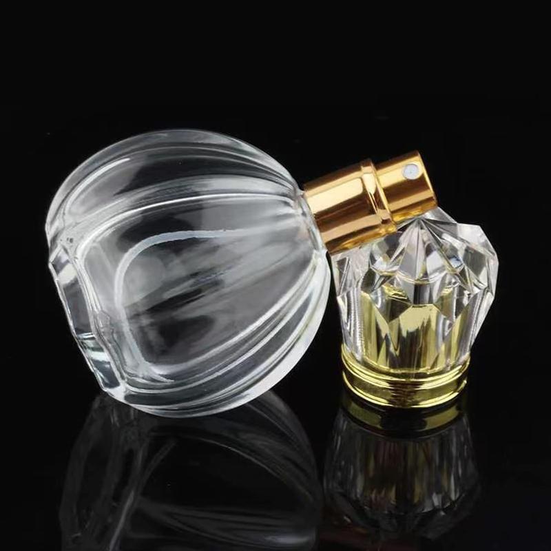 50ML 1.7 OZ Refillable Atomizer Spray Glass Empty Perfume Bottles for Travel