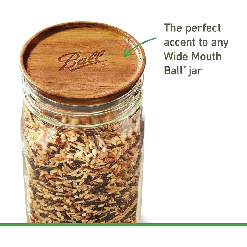 Ball Jar Wooden Storage Lids Ball