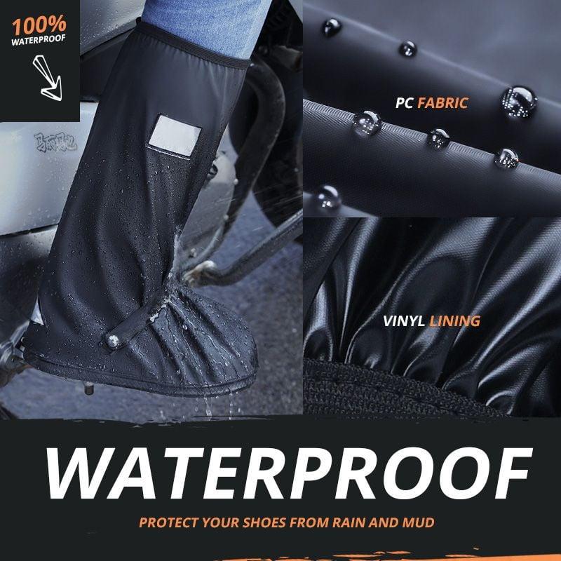 All-around waterproof boot covers, Thickened wear-resistant outdoor snowproof and rainproof boot covers