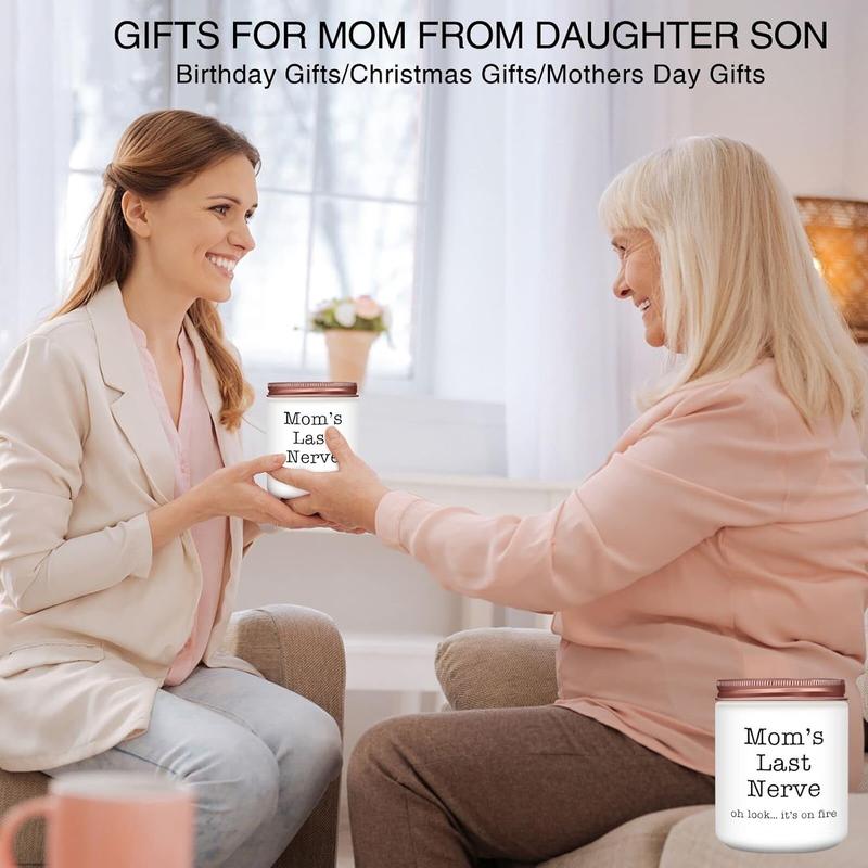 Gifts for Mom from Daughter Son, Best Mom Gifts, Funny Mom, Birthday Thanksgiving for Mom Stepmother Adoptive Mother, Moms Last Nerve