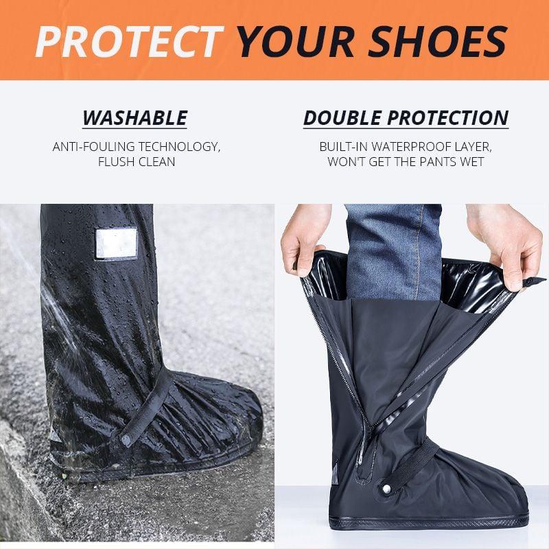 All-around waterproof boot covers, Thickened wear-resistant outdoor snowproof and rainproof boot covers