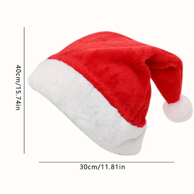 LED-Lit Christmas Santa Hat - Festive Red, Green, or Golden | Perfect for Holiday Parties & Gifts